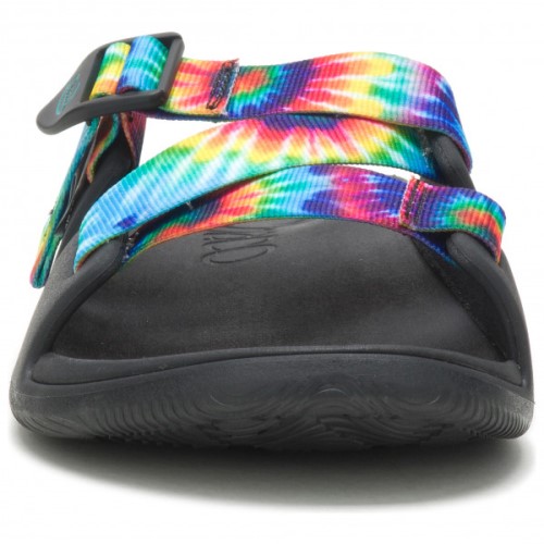 Dunkle Batik-Sandalen Mit Chillos-Chacos