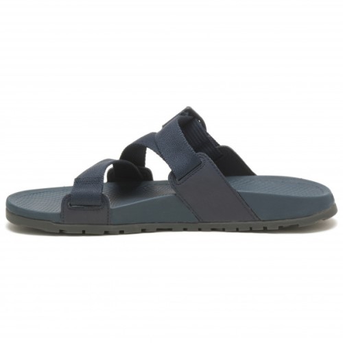 Chacos Navy Lowdown Slide-Sandalen