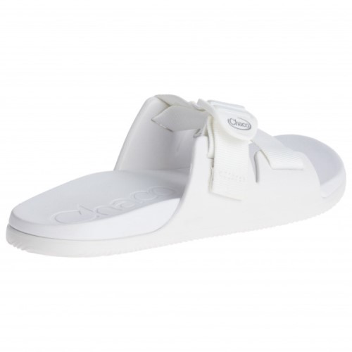 Chacos White Chillos Slide-Sandalen Für Damen