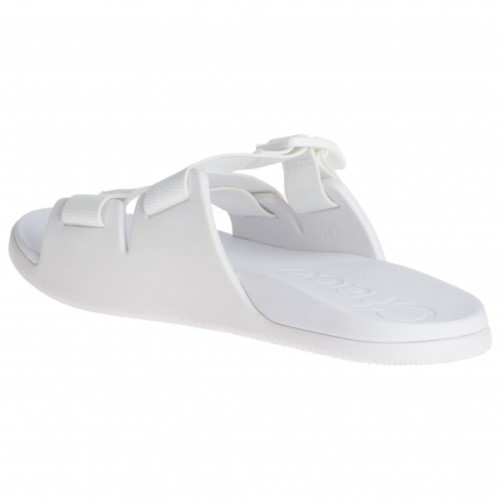 Chacos White Chillos Slide-Sandalen Für Damen