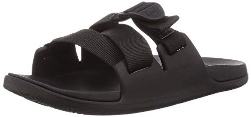 Schwarze Chacos Chillos Slide-Sandale Für Damen