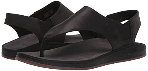 Schwarze Chacos Damensandale