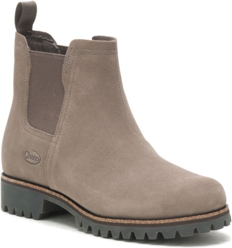 Chacos Morel Brown Suede Damen Fields Chelsea Waterproof