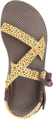 Gesprenkelter Ockerfarbener Chacos Z/1 Für Damen In Klassischer Weiter Weite