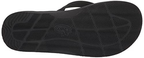 Klassischer Leder-Flip-Flop Für Herren In Schwarz Chacos