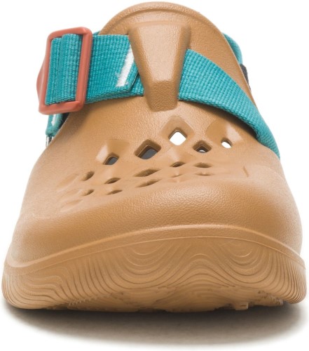 Retro Kamelbrauner Chilos Clog Chacos Für Damen