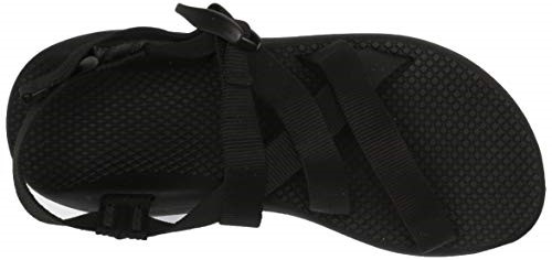 Solide Schwarze Damen Sport Sandale Chacos