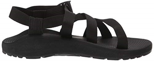 Solide Schwarze Damen Sport Sandale Chacos