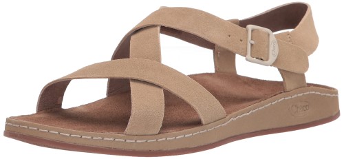 Wayfarer-Sandale Für Damen, Chacos, Wildleder, Buff