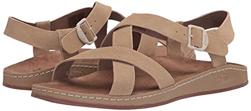 Wayfarer-Sandale Für Damen, Chacos, Wildleder, Buff